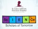 Science Scholars step and repeat banner.