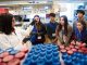 St. Jude staff present to Science Scholars during a break-out session in the lab.