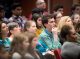 The Science Scholars listen to Dr. Downing speak.