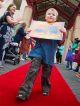 Brother, Trenton, walking the red carpet