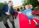 James Downing high-fiving patient sibling London Wood