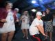 A St. Jude patient dances in the audience.