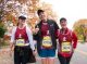 St. Jude patient Adam Cruthirds running in the half marathon.