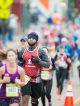 Man running in the St. Jude half-marathon.
