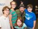 St. Jude patient Alyssa (center) with Kristian Bush and St. Jude patient Tyler (right)