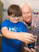 St. Jude patient Tyler and Robby Krieger