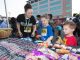 Child runners choosing snacks before the race