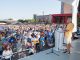 Rick Shadyac Jr. address the runners before the event