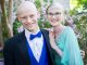 Prom couple posing for picture
