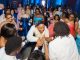 Teens dancing