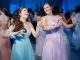 Two prom girls dancing