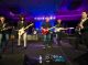 A band performing on stage