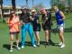 Women playing golf at the Warburton Golf Tournament