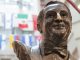 The bust of Danny Thomas in the Danny Thomas Research Center at St. Jude