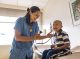 A global clinician with a patient in the Guatemala affiliate clinic
