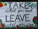 Signage from the St. Jude Giving Garden