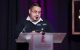 Enrique Ramirez sharing his story at a fundraising event.