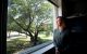 Paula Naidu has a full view of the only Live Oak tree on campus from her office window.