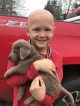 St. Jude patient Cohen with his puppy