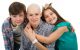 St. Jude patient Corbin with siblings Nathan and Esther