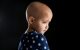 St. Jude patient Eden against a black background