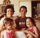 Patient Tayde with her family
