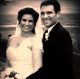 Tayde with her husband Scott on their wedding day