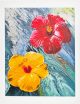 Hibiscus Flower Artwork by St. Jude patient Victoria