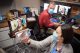 Nina Antoniotti, David White and Sarina Horn test equipment.