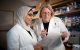 Kim Nichols and Sabrin Albeituni