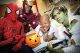 Originae Brown dressed as Dr. Wayne Furman for Halloween