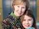 Penny Tramontozzi hugging a patient