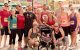 The St. Jude Walk/Run team poses together at AutoZone Park after the 2016 run.