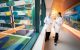 Stephen Gottschalk, MD, and Aimee Talleur, MD, talk in the halls at St. Jude