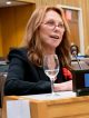 Marlo Thomas addresses participants at the UN headquarters
