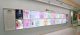 hospital hallway decorated with alphabet patient art