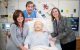 Kellie Clelland and other volunteers in the simulation room