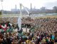 Unveiling the St. Jude statue