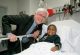 Phil Donahue with a St. Jude patient