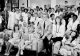 Danny Thomas with patients, families and staff