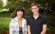 Dr. Martine Roussel and Paris student Ilan Theurillat