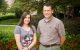 Paris student Alicia Lardennois with Dr. Mark Hatley