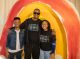 St. Jude patient DJ and Paishence with Hip Hop artist, Doug E. Fresh
