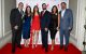 St. Jude Angles for Hope attendees pose on the red carpet at the 2024 event. 