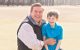 Bruce Rader with St. Jude patient Aaron