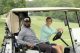 Golf carts head toward the course at the St. Jude Fairways for Hope golf tournament. 