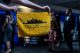 A small towel featuring the Pittsburgh skyline with the text, Pittsburgh St. Jude Gala. 