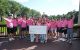 Attendees present a check for $2,040,000 to St. Jude from the 2024 Rahm Celebrity Golf Tournament. 