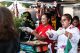 Servers provide international food at St. Jude Dream Chicago.