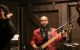A bass player performs at the Taste of Oxford charity tasting event in Oxford, Mississippi. 